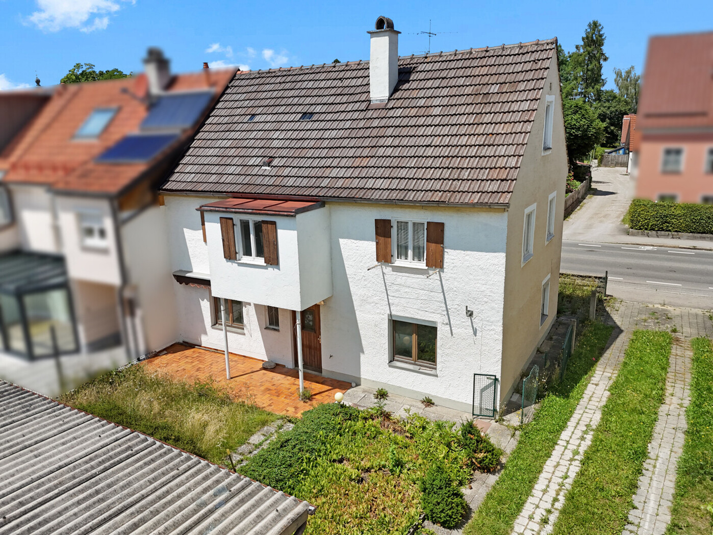 Haus Nr. 18 a + b, Süd-Westansicht
